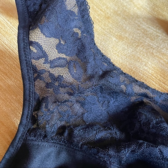 Delmira W003 Black Lace Front Closure Wireless Bra 40DD NWT - Picture 6 of 8